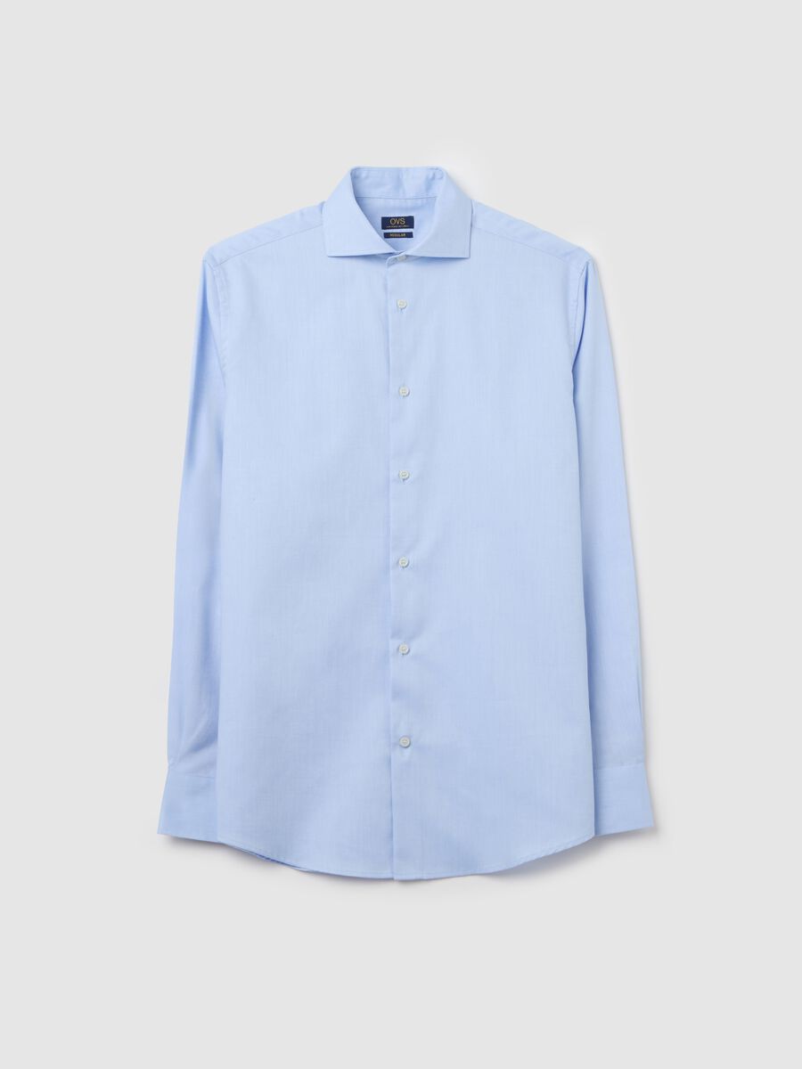 Regular-fit shirt in easy-iron Oxford cotton_4
