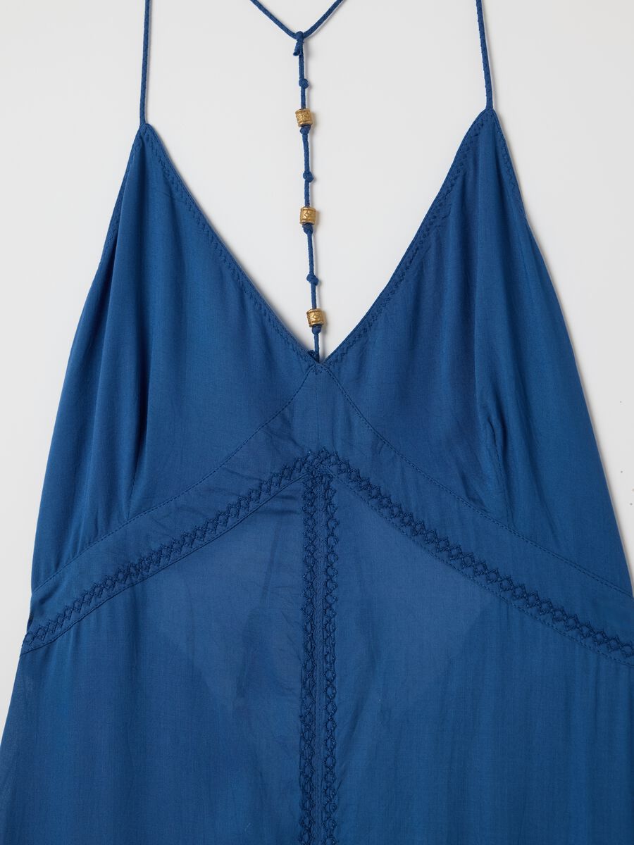 Long viscose beach cover-up dress_5