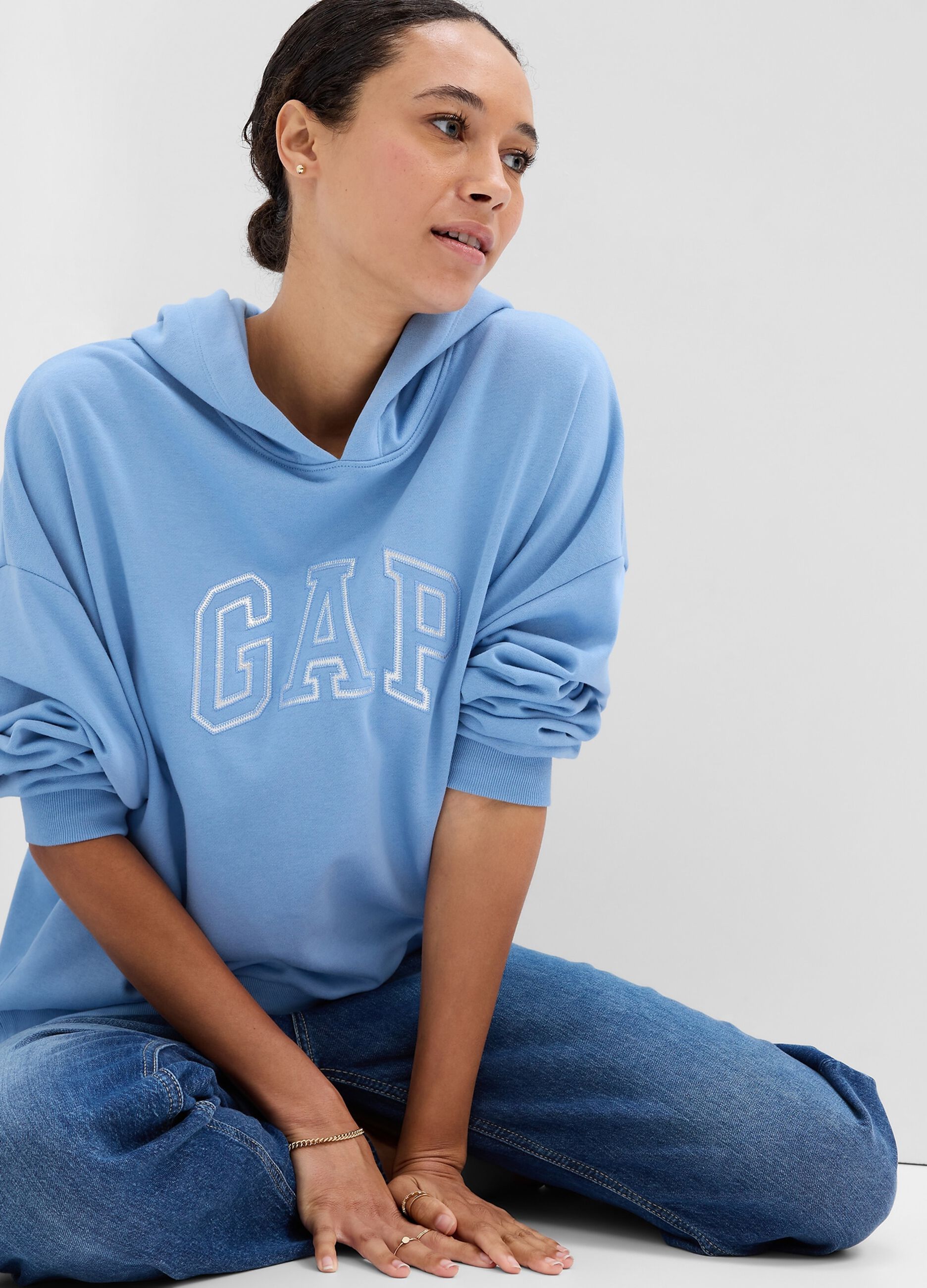 Ovs Felpa con ricamo logo e dettagli lurex