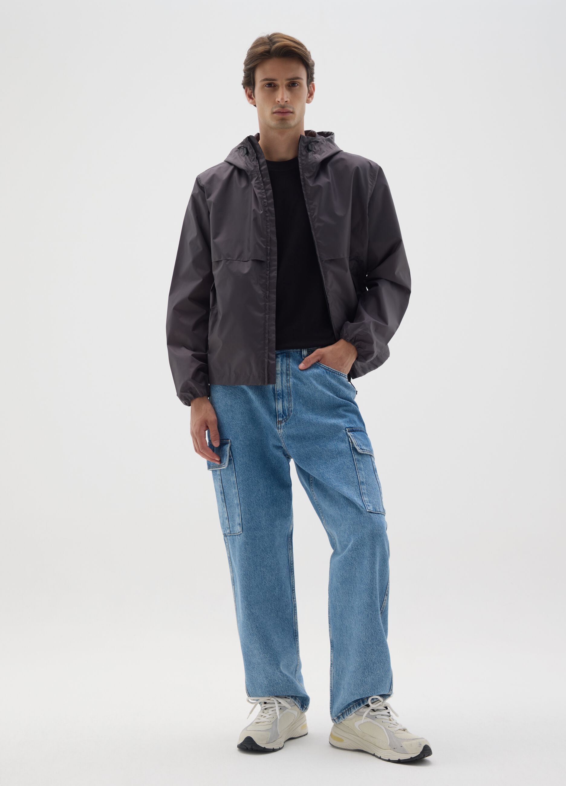 Giacca da uomo in grigio regular fit