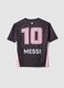 Black short-sleeved T-shirt with sporty print, regular fit_1