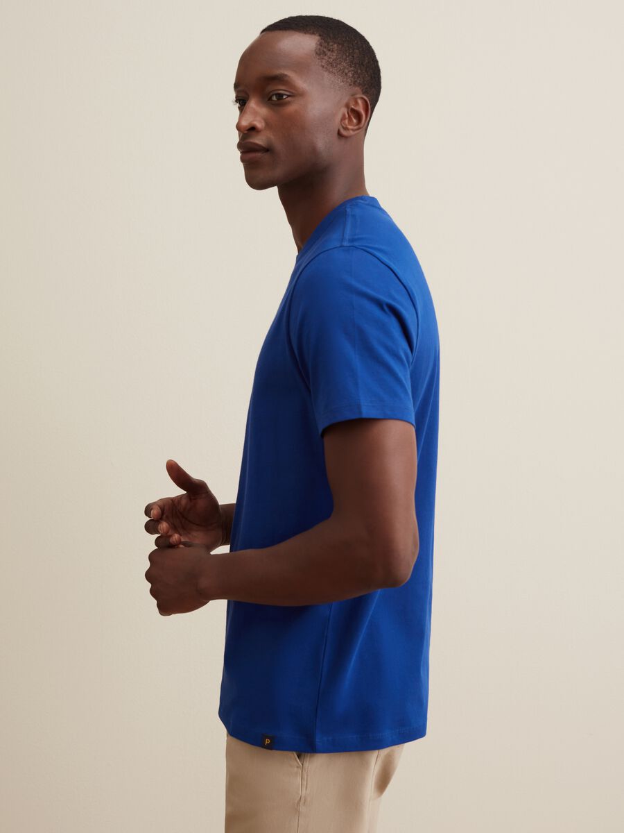 T-shirt in cotone Supima con scollo rotondo_1