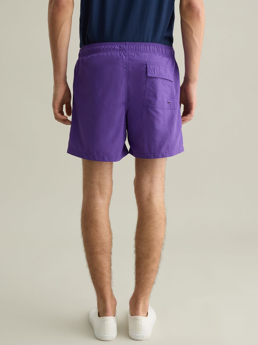 Men’s purple blend regular-fit swim boxers with elastic and drawstring_2