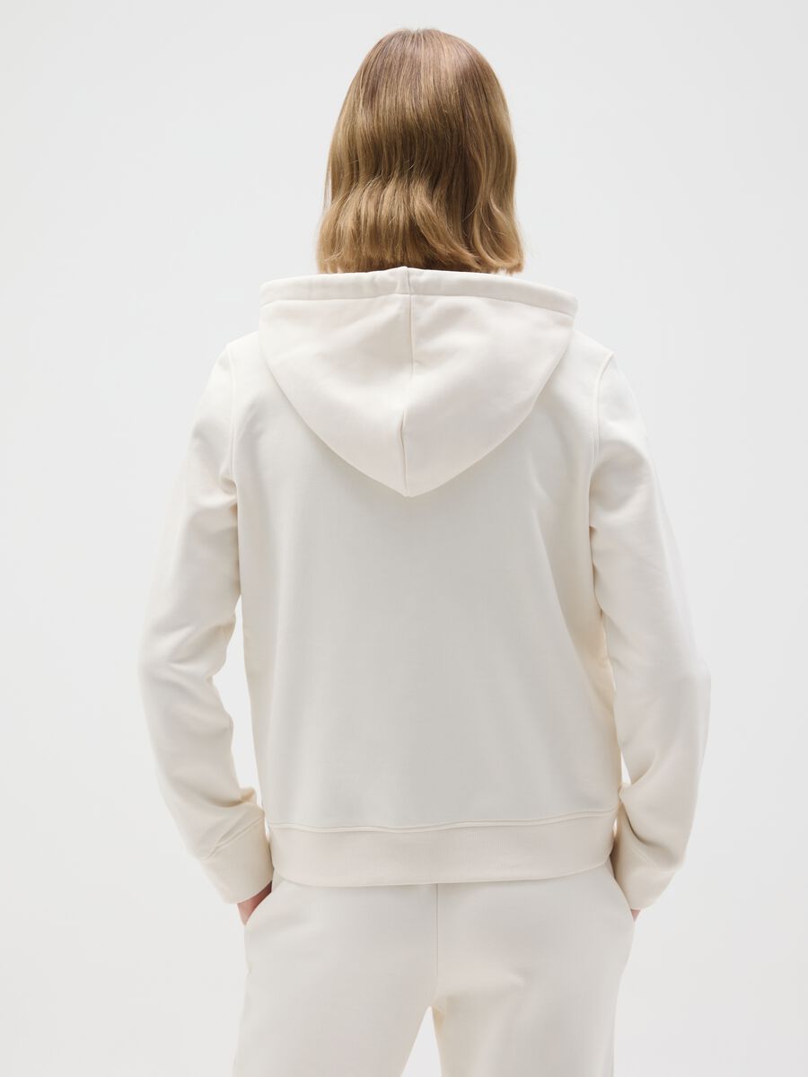 White cotton blend sweatshirt regular fit_2