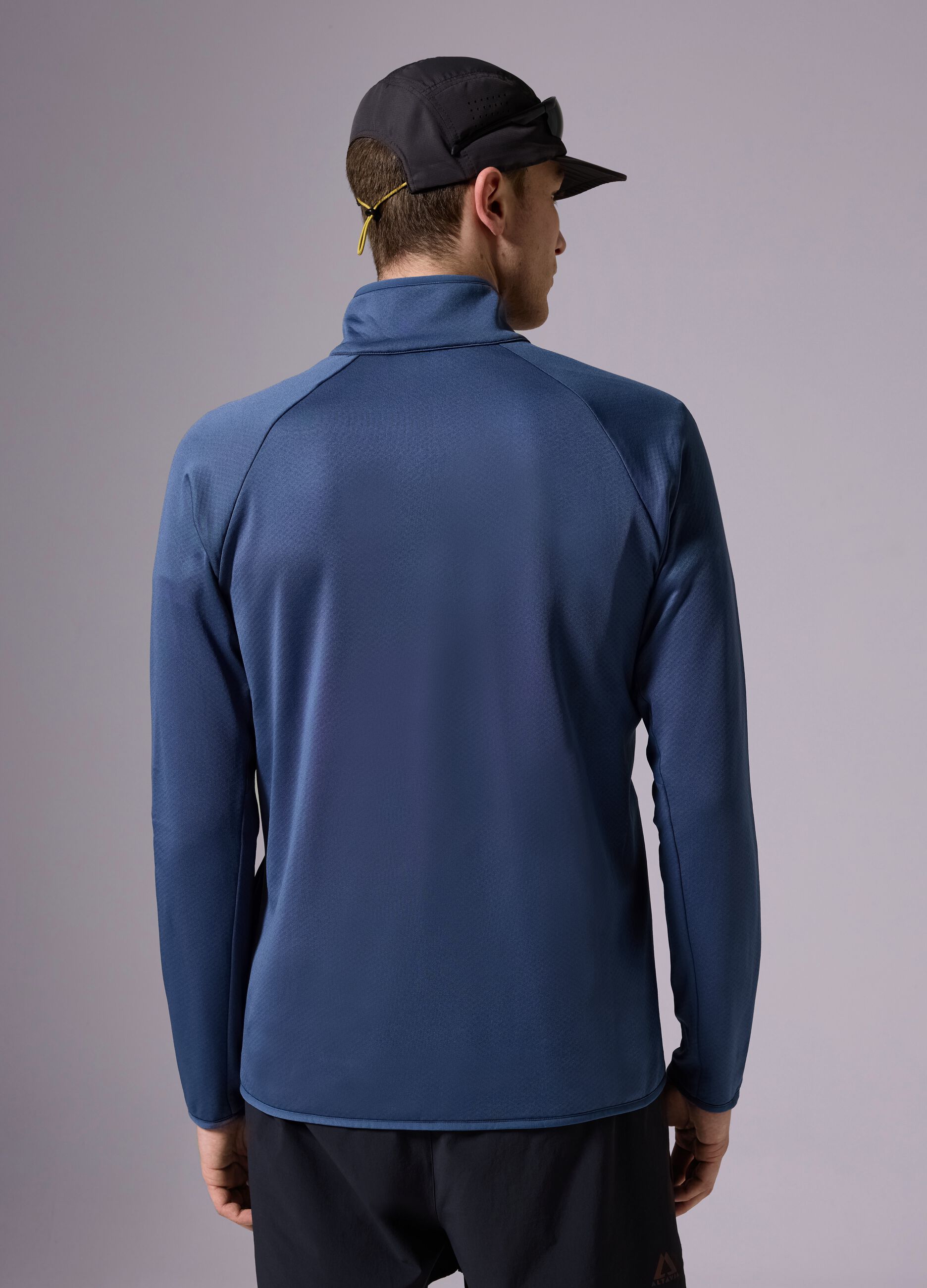 ALTAVIA WITH DEBORAH COMPAGNONI full-zip sweatshirt in technical fabric