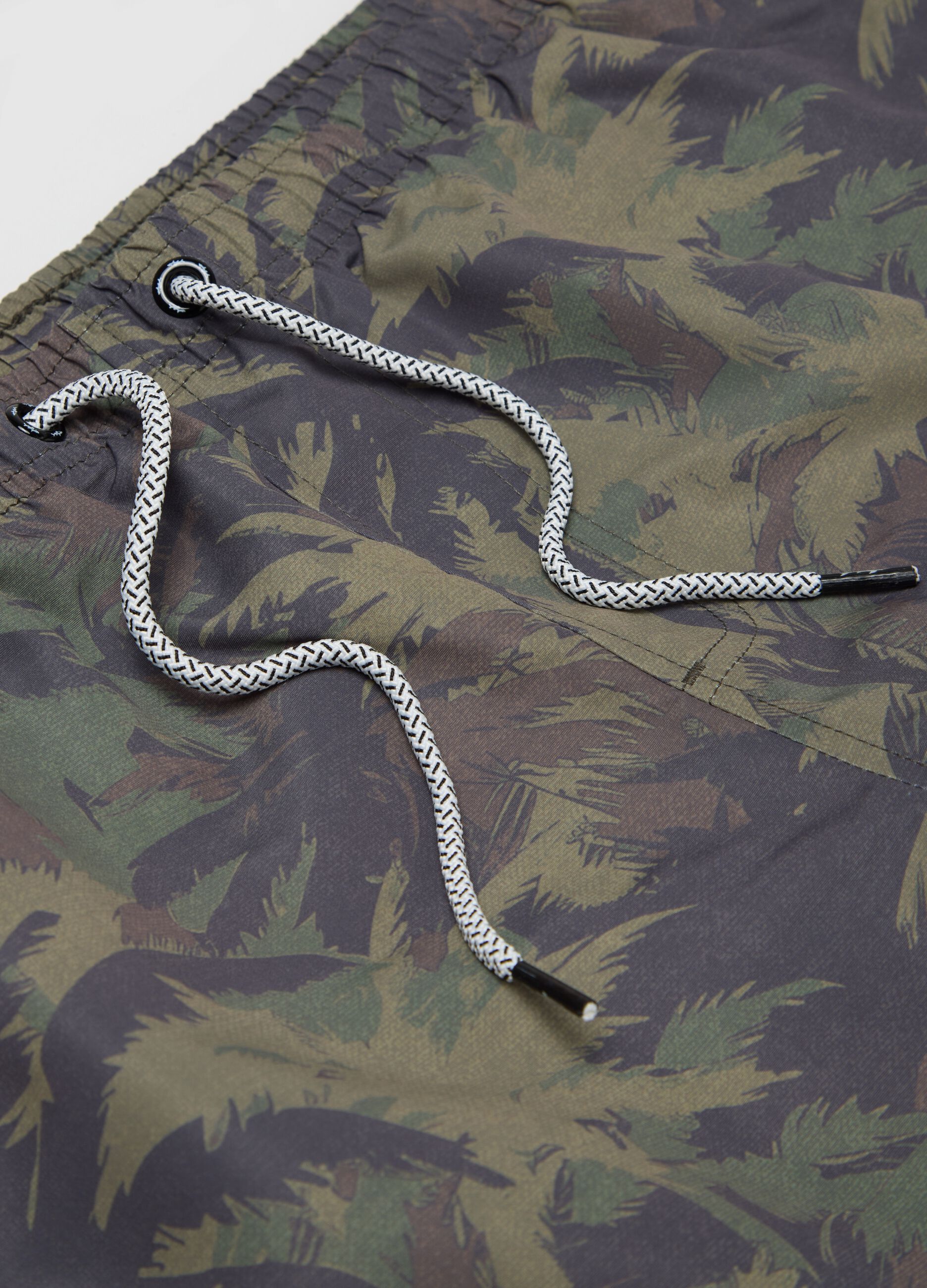Boxer mare da uomo in misto multicolor regular fit con motivo camouflage