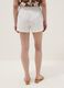 White chino shorts in pure cotton_3