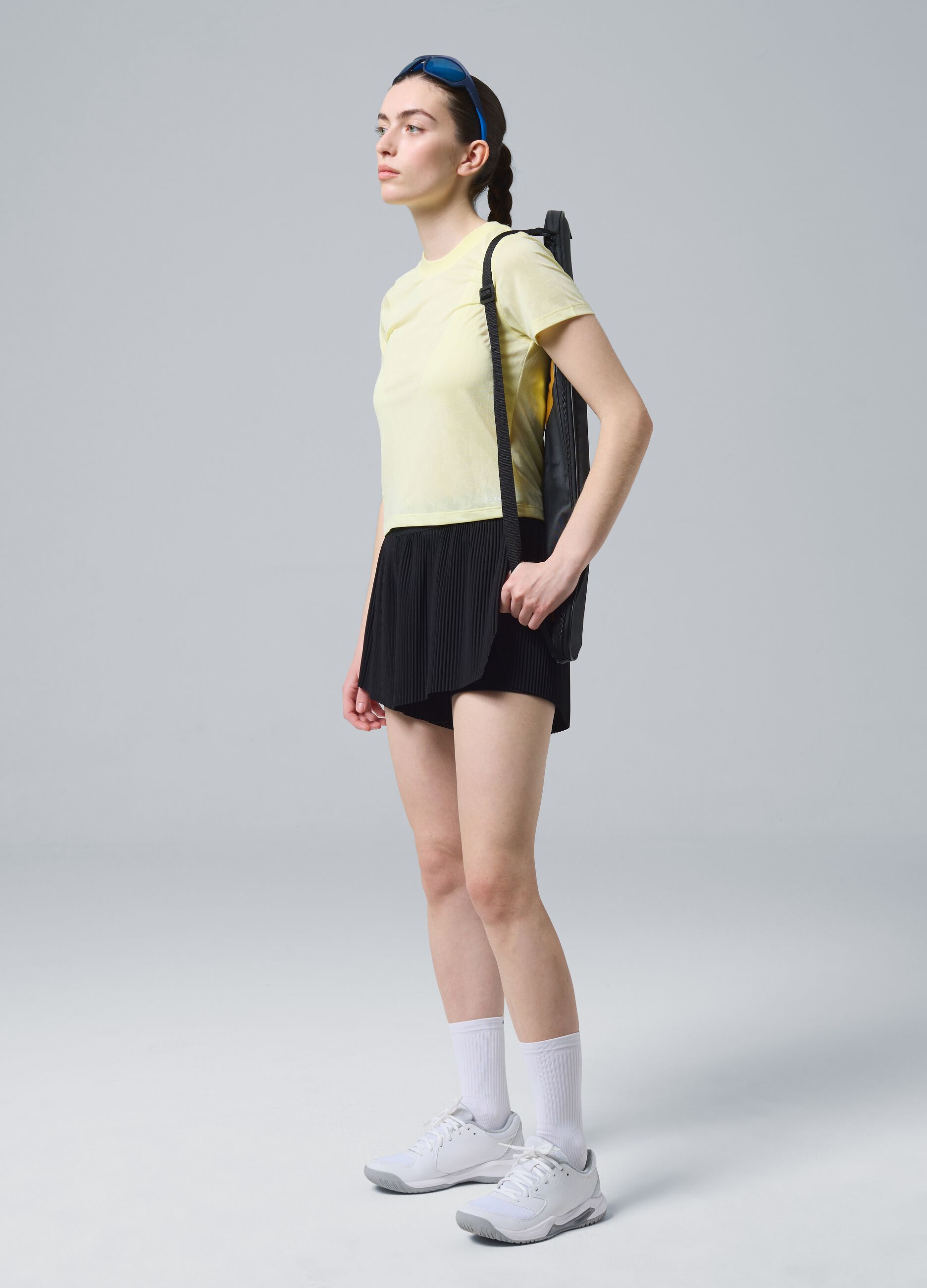 Yellow technical sports T-shirt ALTAVIA COURT
