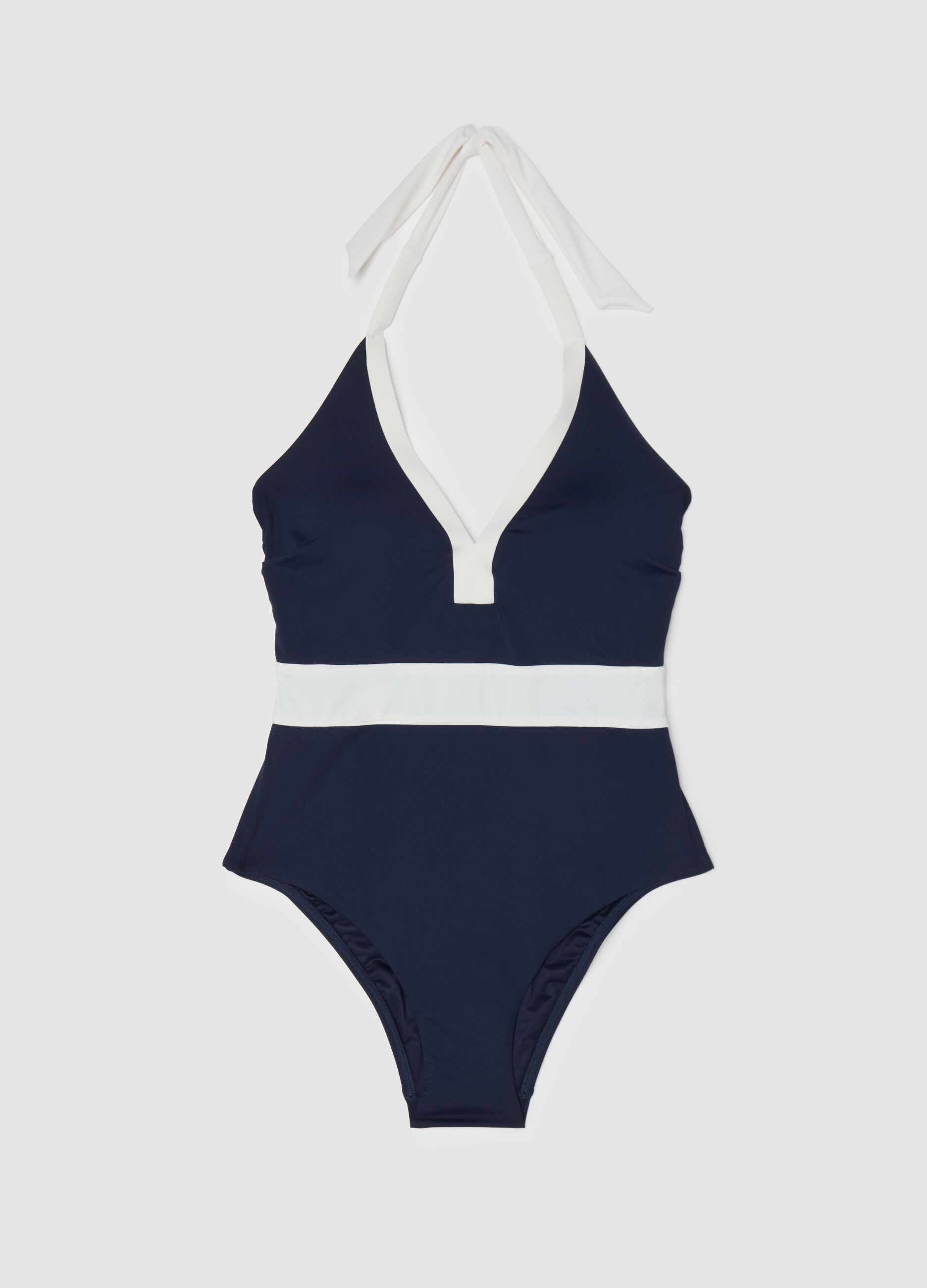 Costume intero da donna in tessuto elasticizzato multicolor