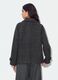 Cappotto grigio in misto lana a fantasia pied de poule_3