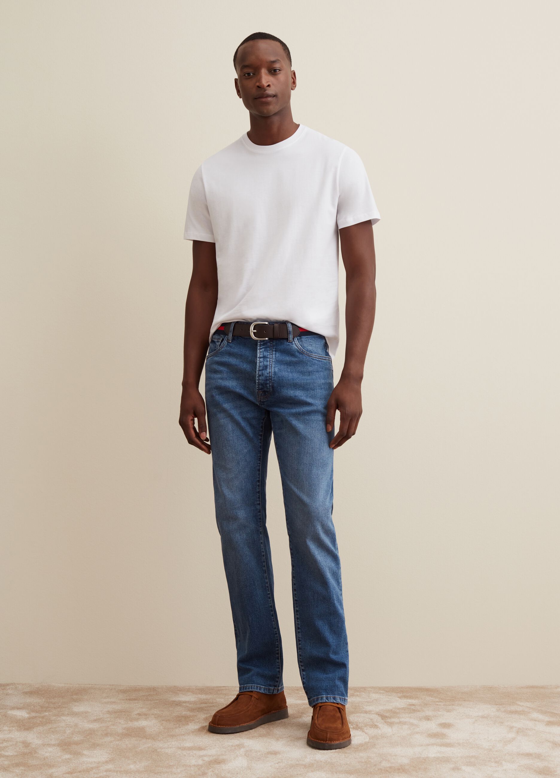 Jeans regular fit cinque tasche_0