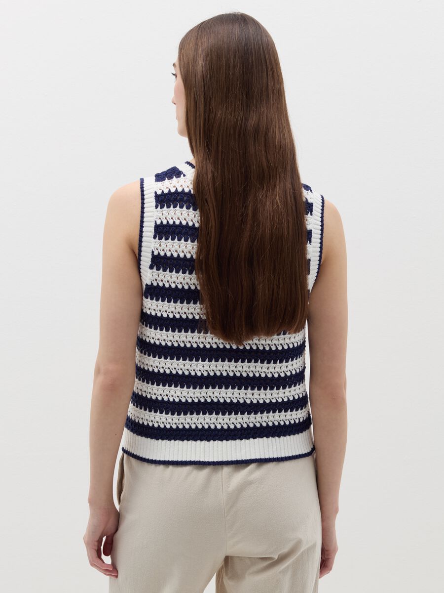 Striped crochet tank top_3
