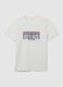 White Pure Cotton Regular Fit T-shirt_4