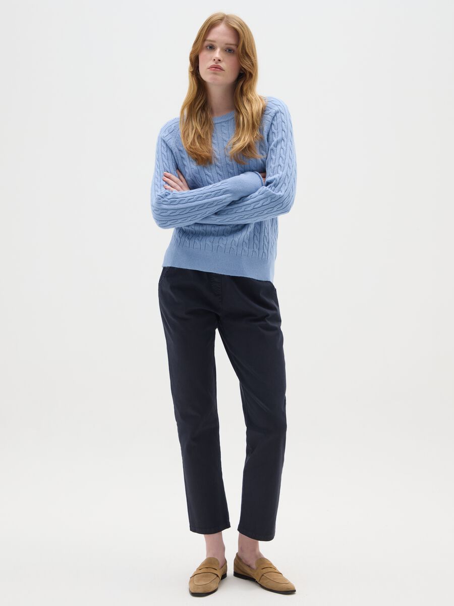 Maglia blu regular fit_1