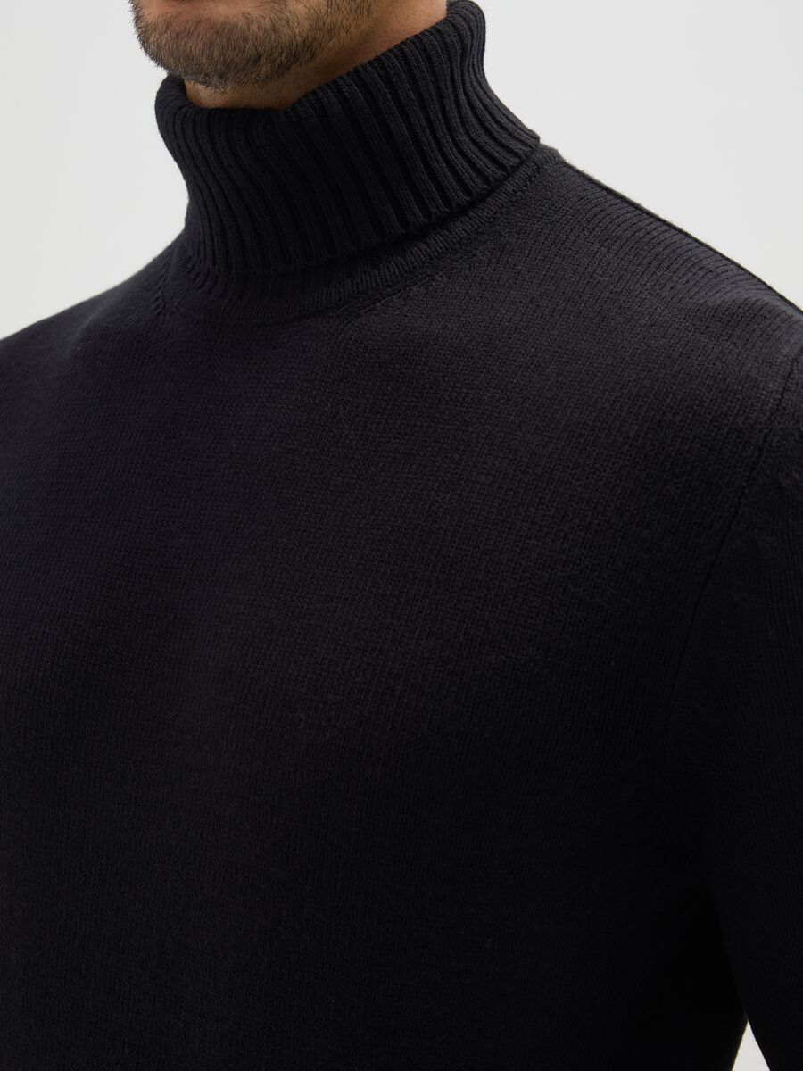 Black Turtle Neck Jumper_3