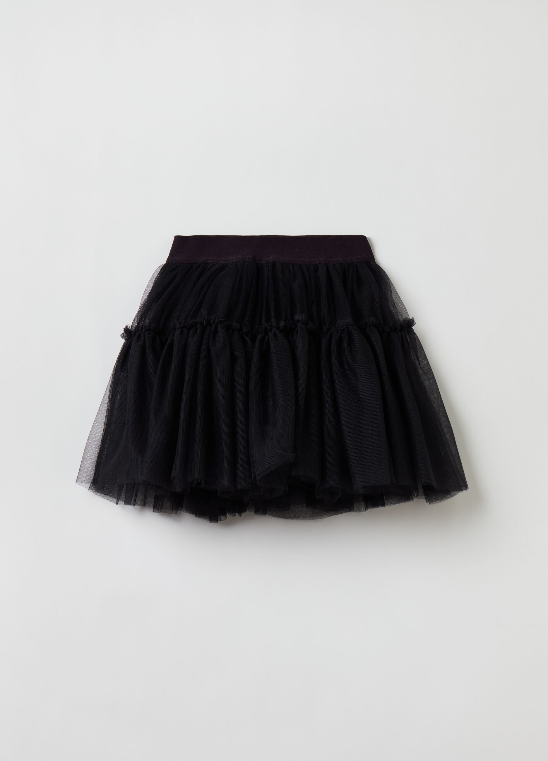 Minigonna tulle nera hot sale