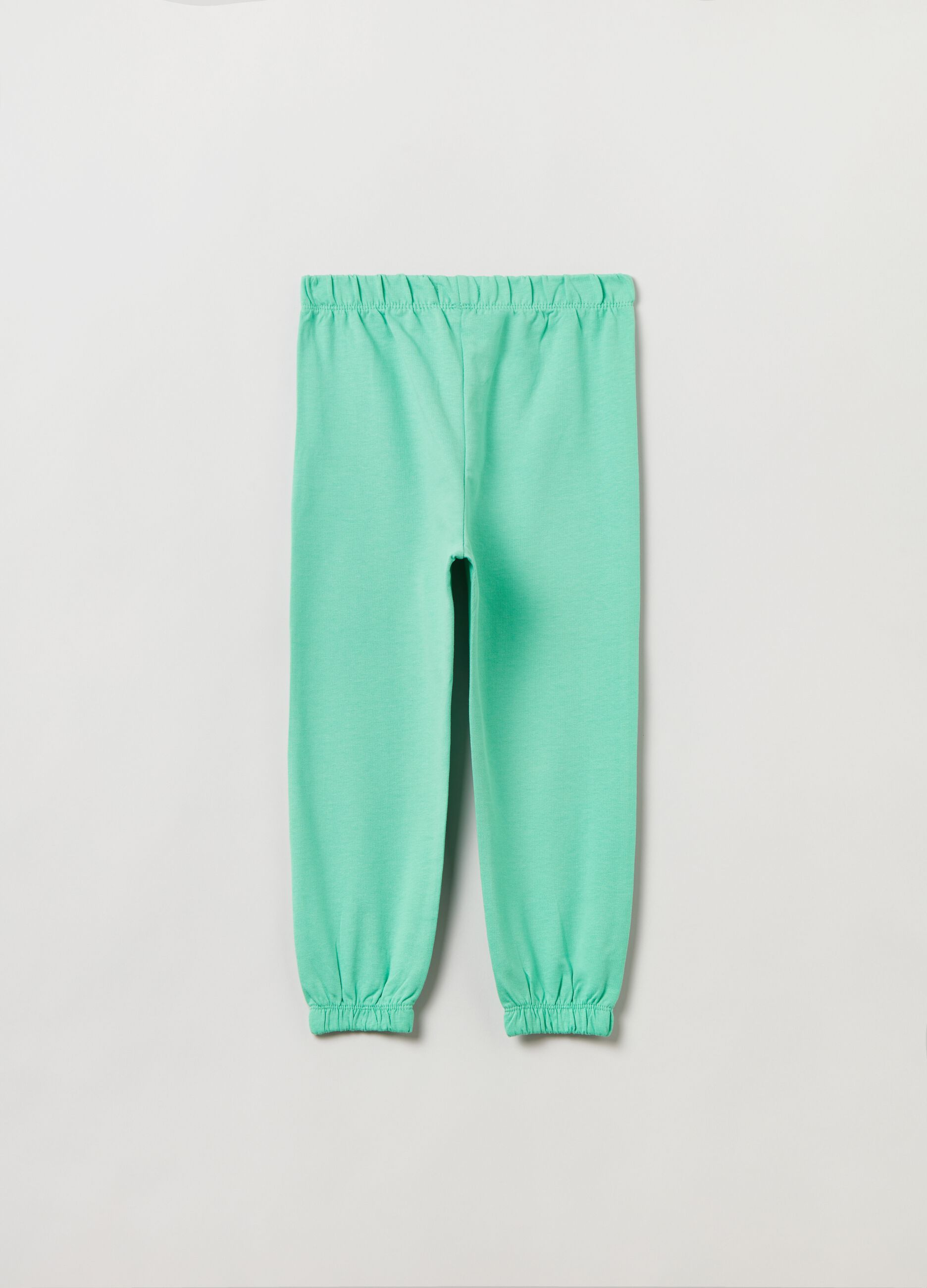 Joggers in felpa con profili elasticati_2