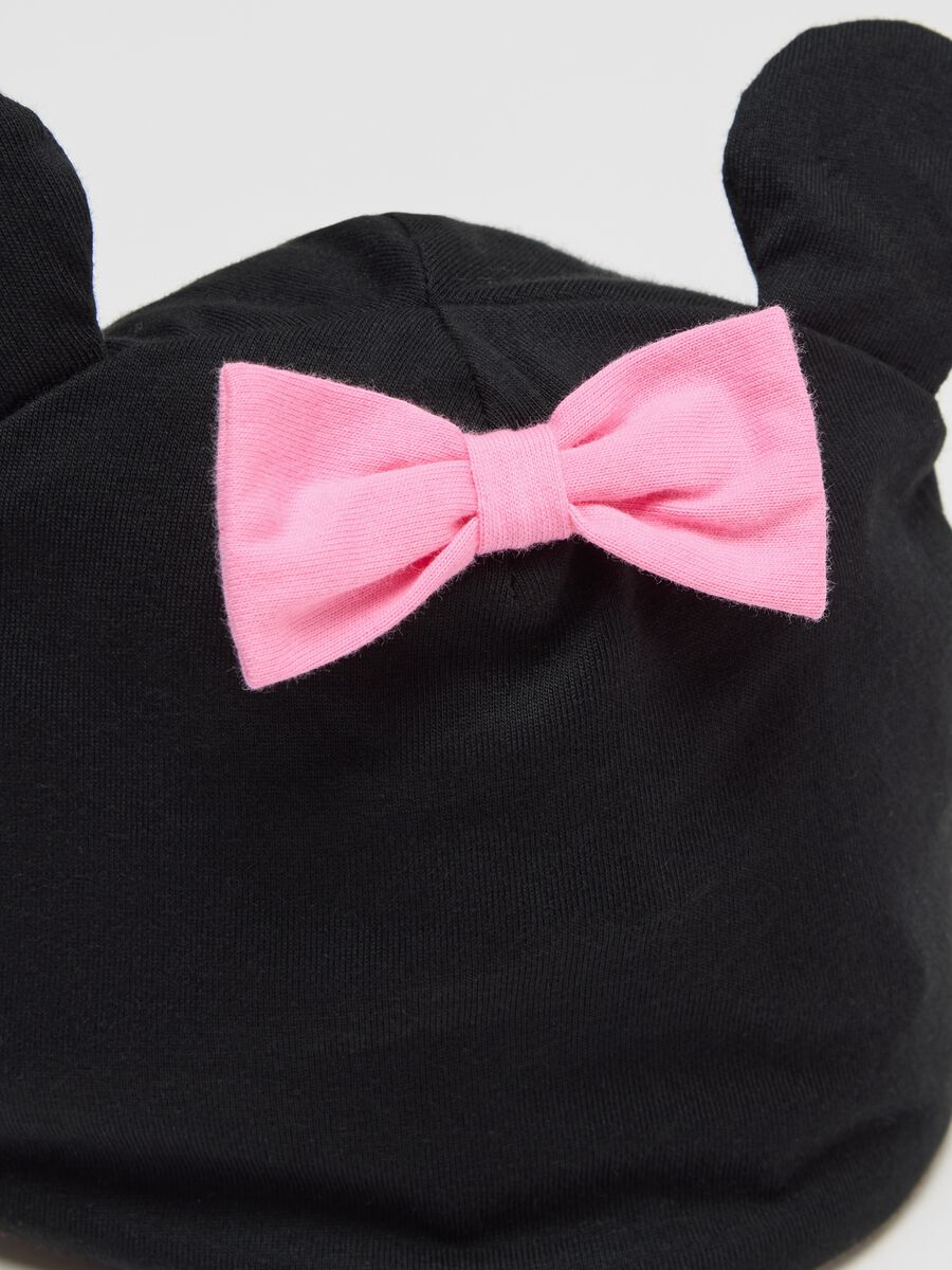 Set with Minnie Mouse romper suit and hat with ears_3