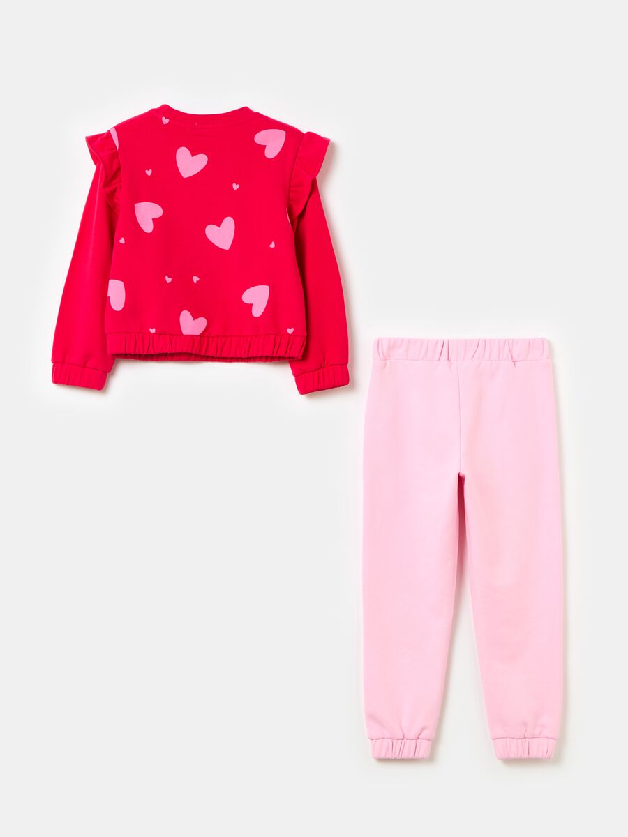 Fleece jogging set with Minnie Mouse print_1