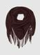 Brown scarf with fringes_3