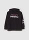 Sweatshirt with hood “Smiling World” print_3