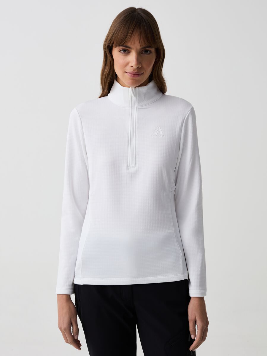 Dolcevita half-zip trama waffle Altavia by Deborah Compagnoni_0