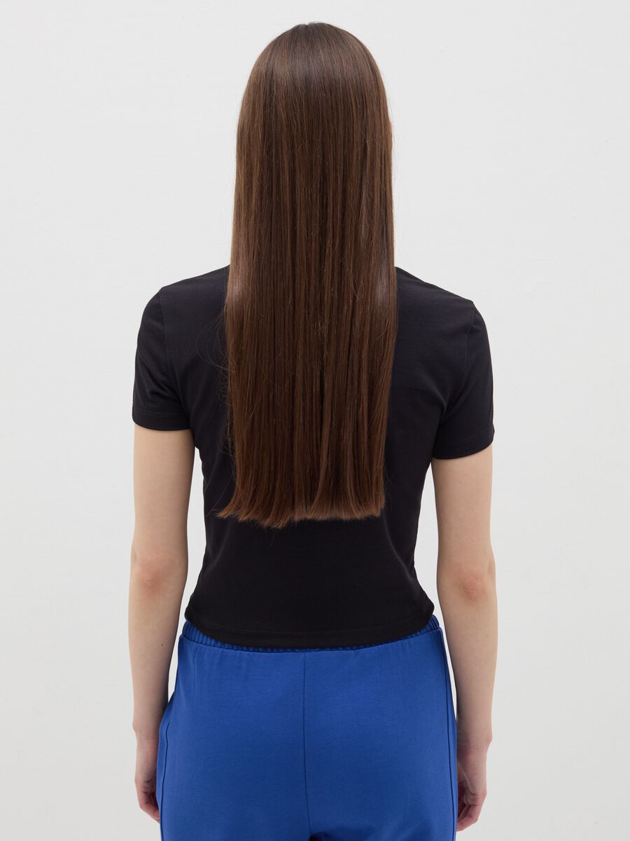 Cropped T-shirt with print_2