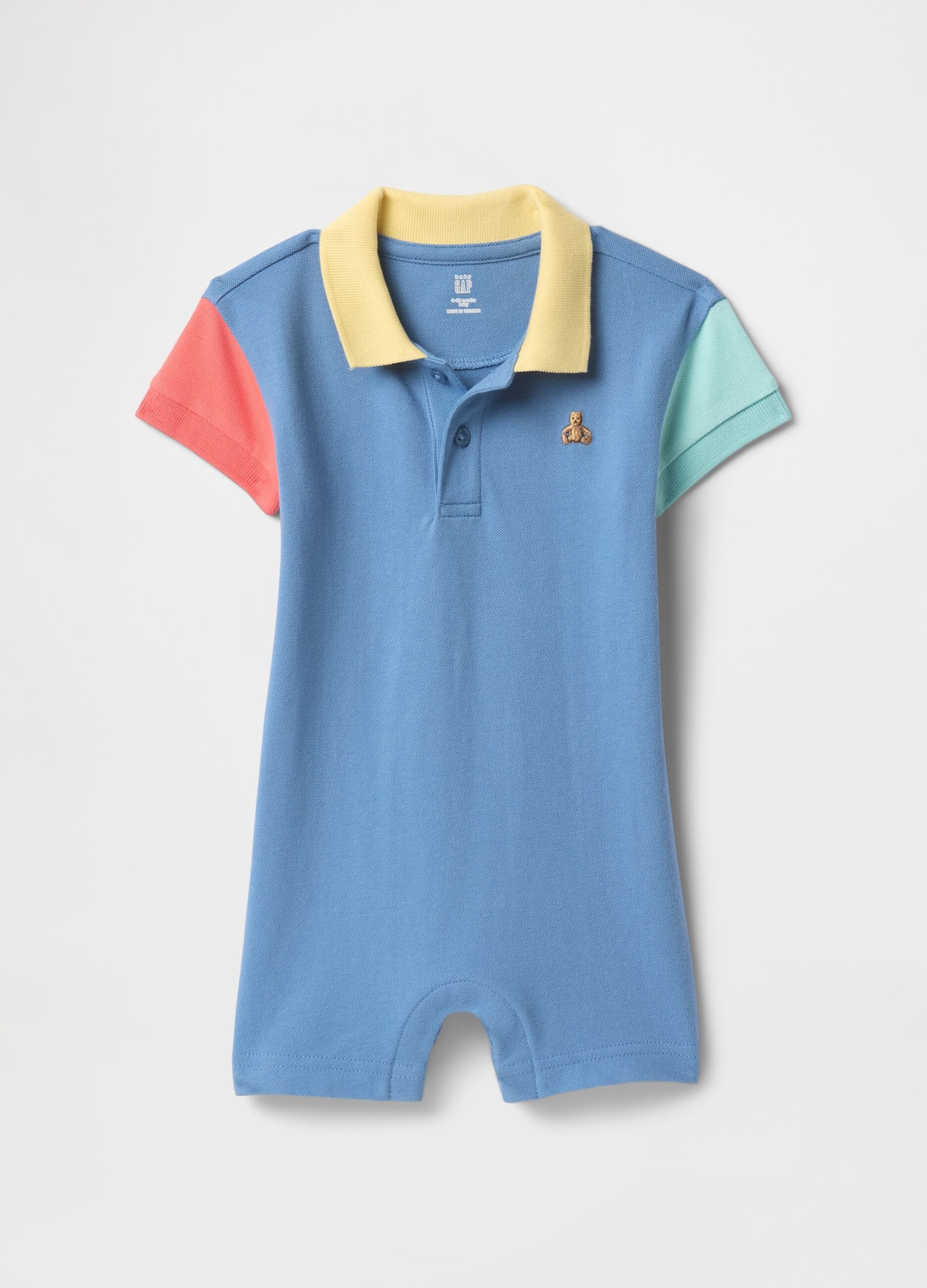 Baby romper in cotone