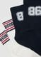 3-pack of multicolour boys&rsquo; short socks in organic stretch cotton_1