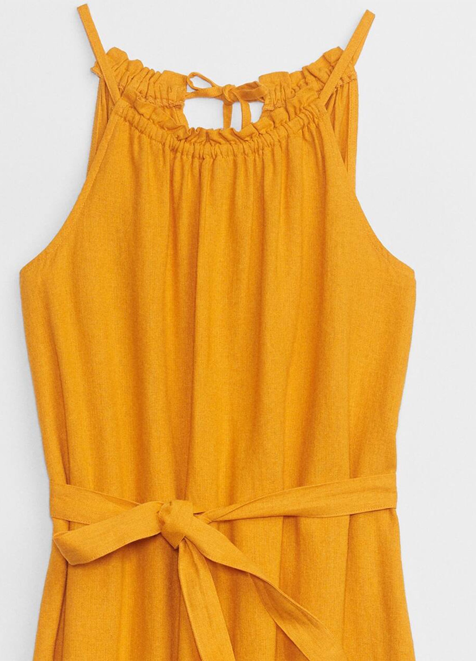 Vestito Elegante Per Bambina In Chiffon - Senza Maniche, Scollo Halter, Taglie 6-12 Anni