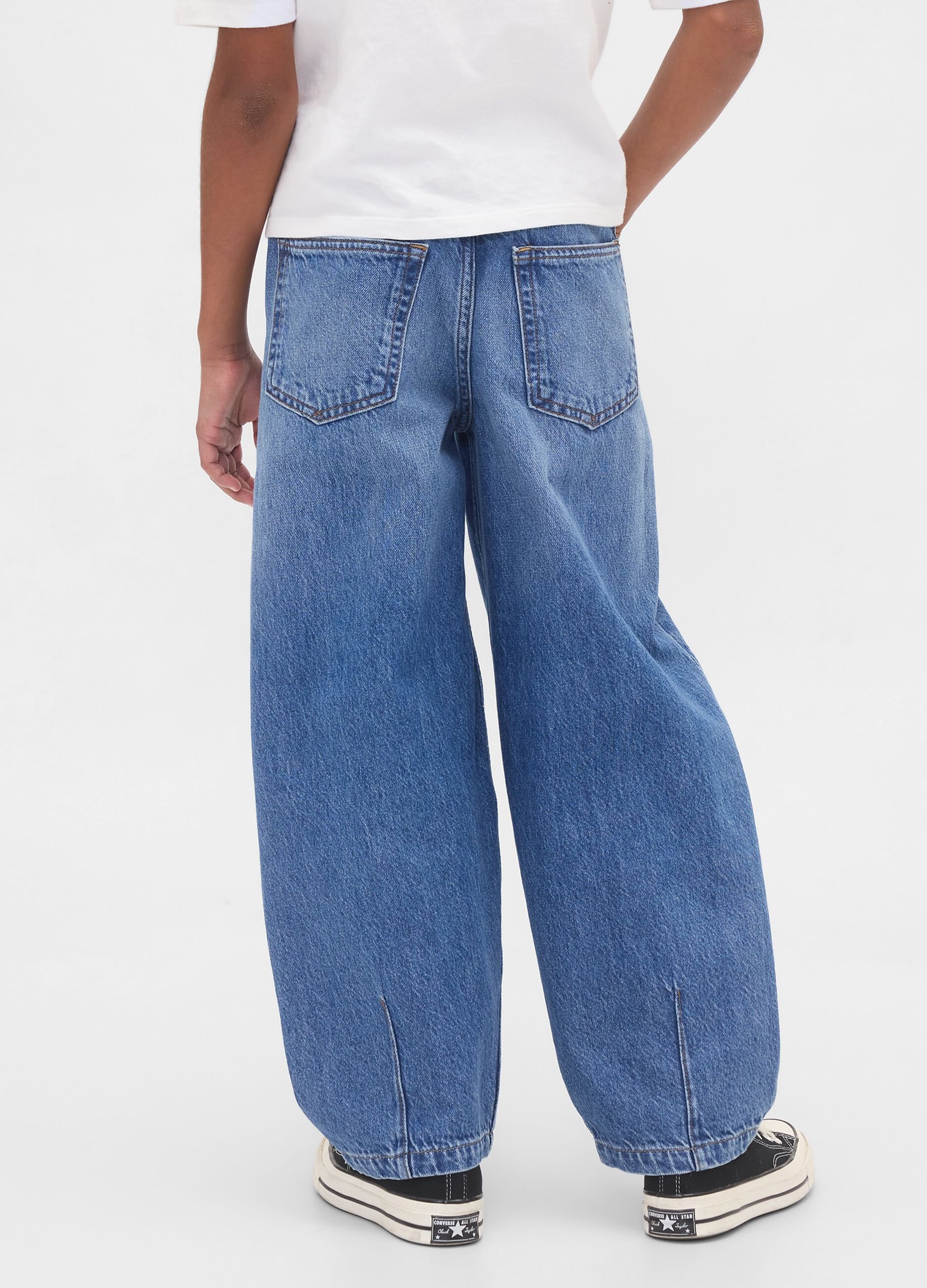 Pure cotton denim jeans