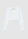 Cut Out Crop Long-sleeved White_6