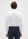 Men's pure cotton white regular fit shirt_2