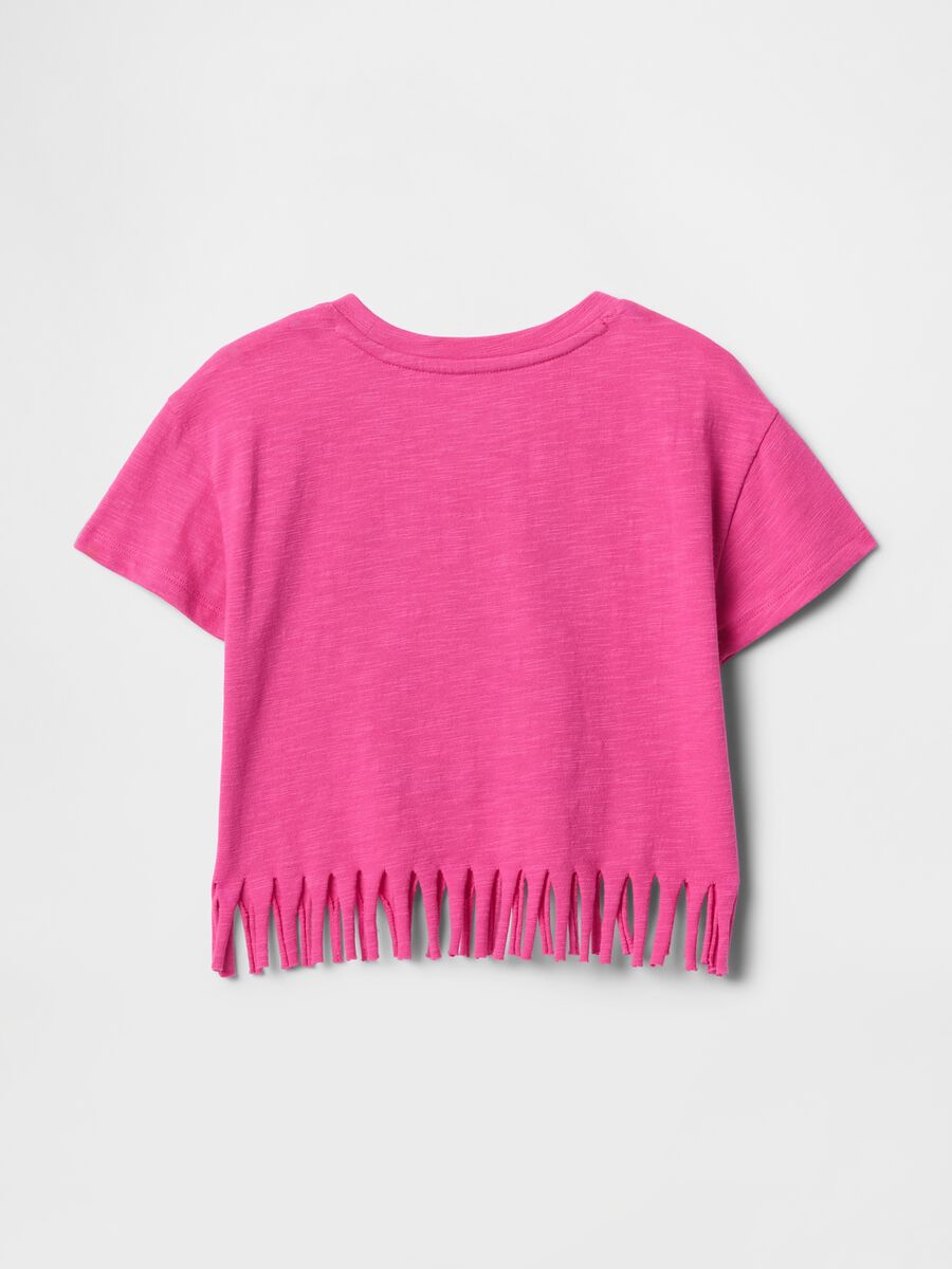 Pink Minnie Fringe T-shirt for Girls_1