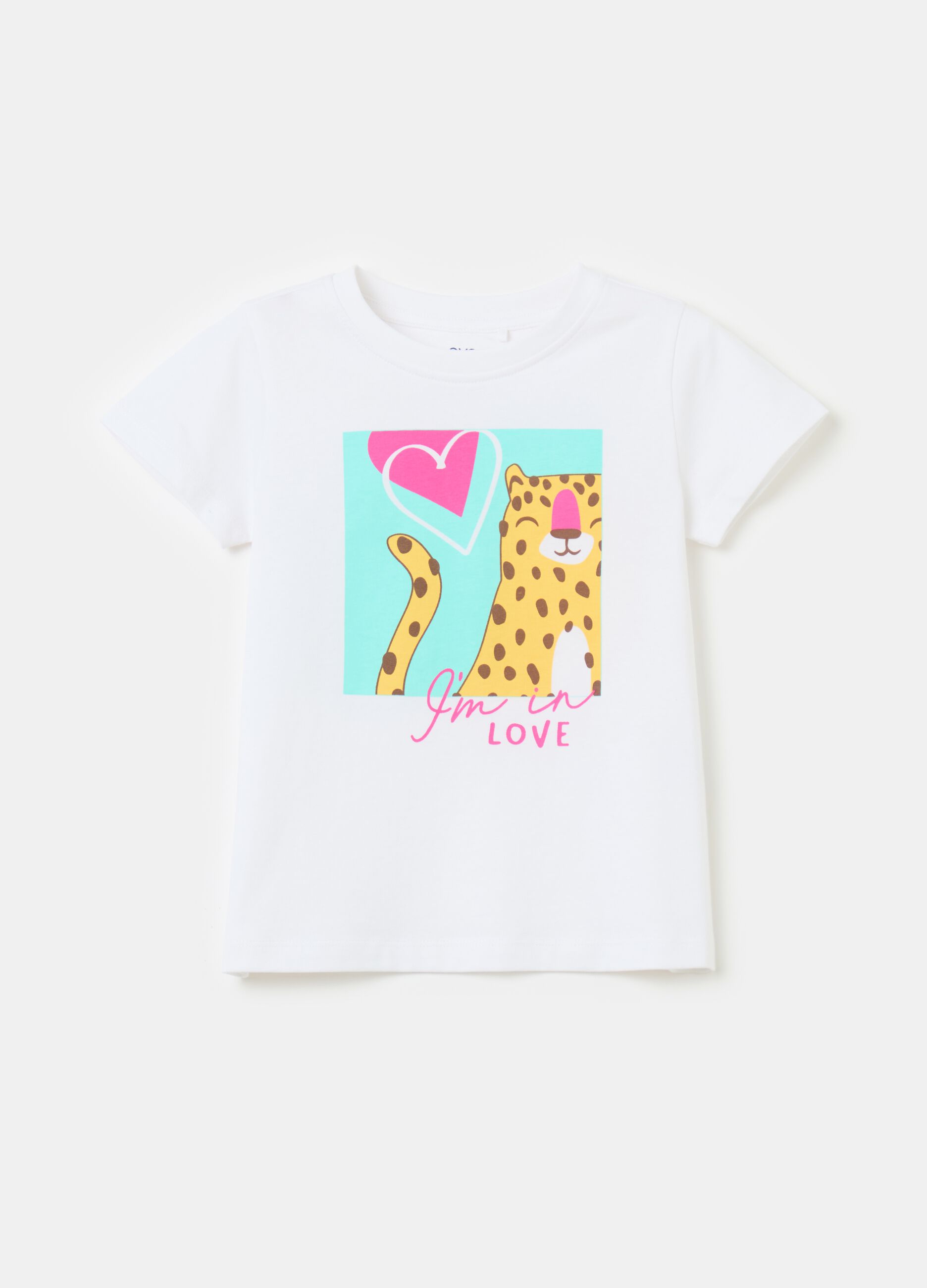 T-shirt in cotone bio con stampa