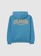 Boys' blue pure cotton regular fit zip sweatshirt_1