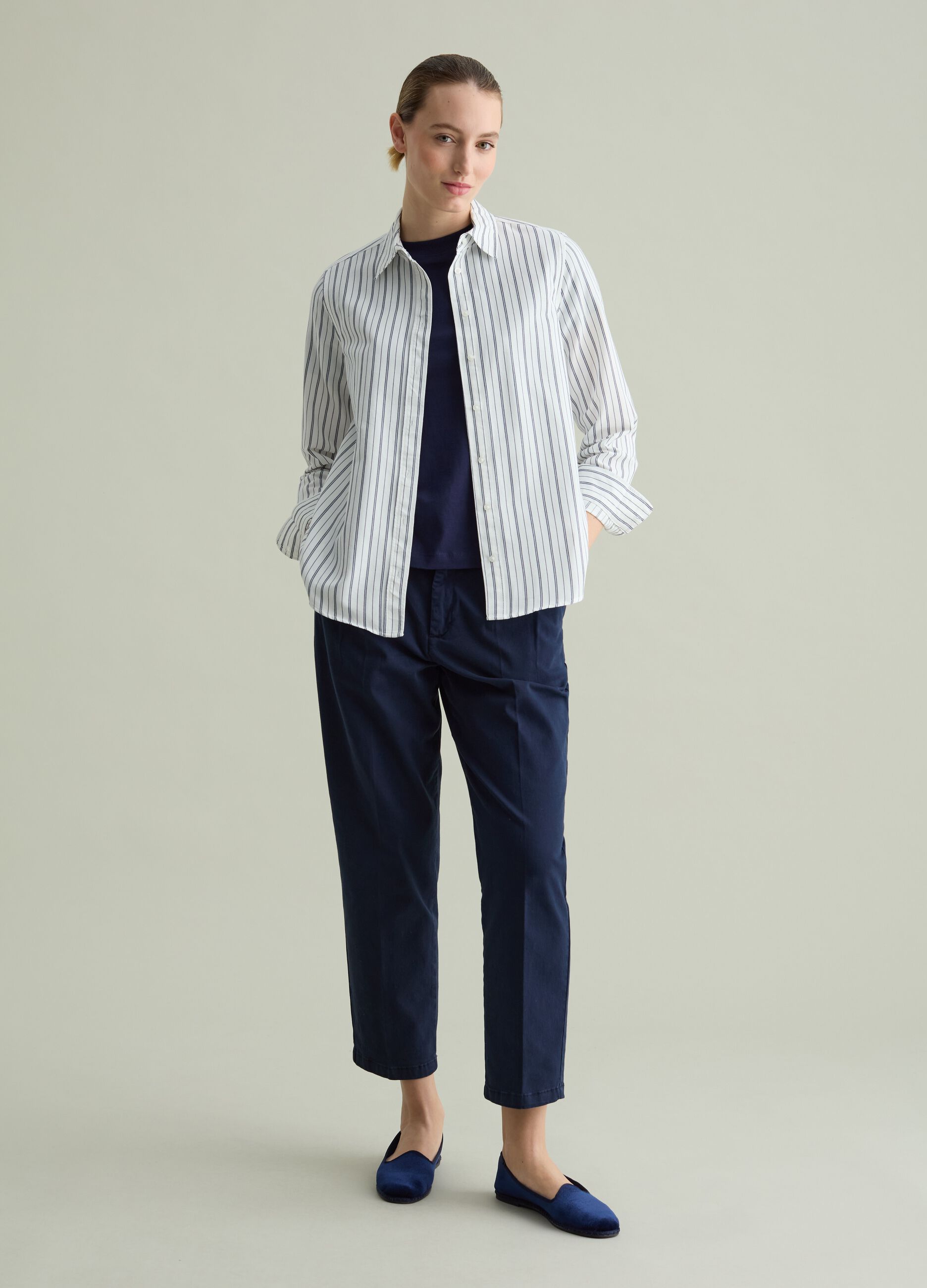 Camicia in cotone oxford