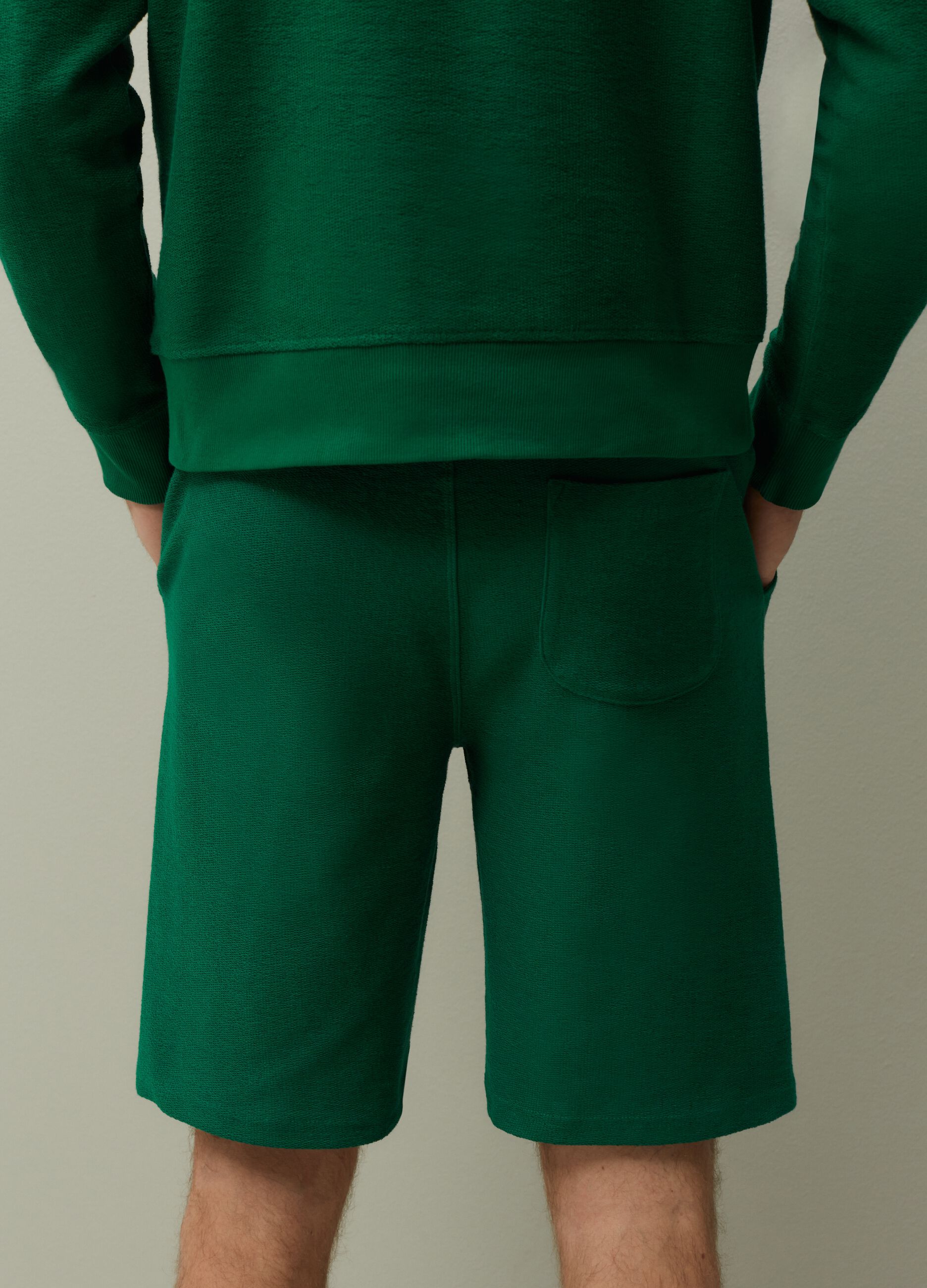 Bermuda jogger in felpa_2