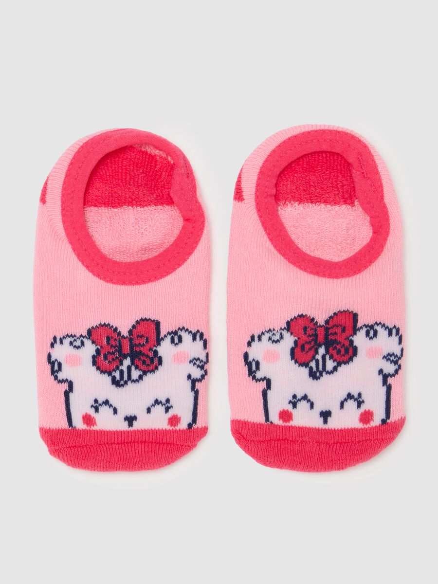 Slipper socks with puppy design_0