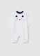Organic cotton onesie with kitten print_0