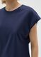 Ladies' blue cotton t-shirt_2
