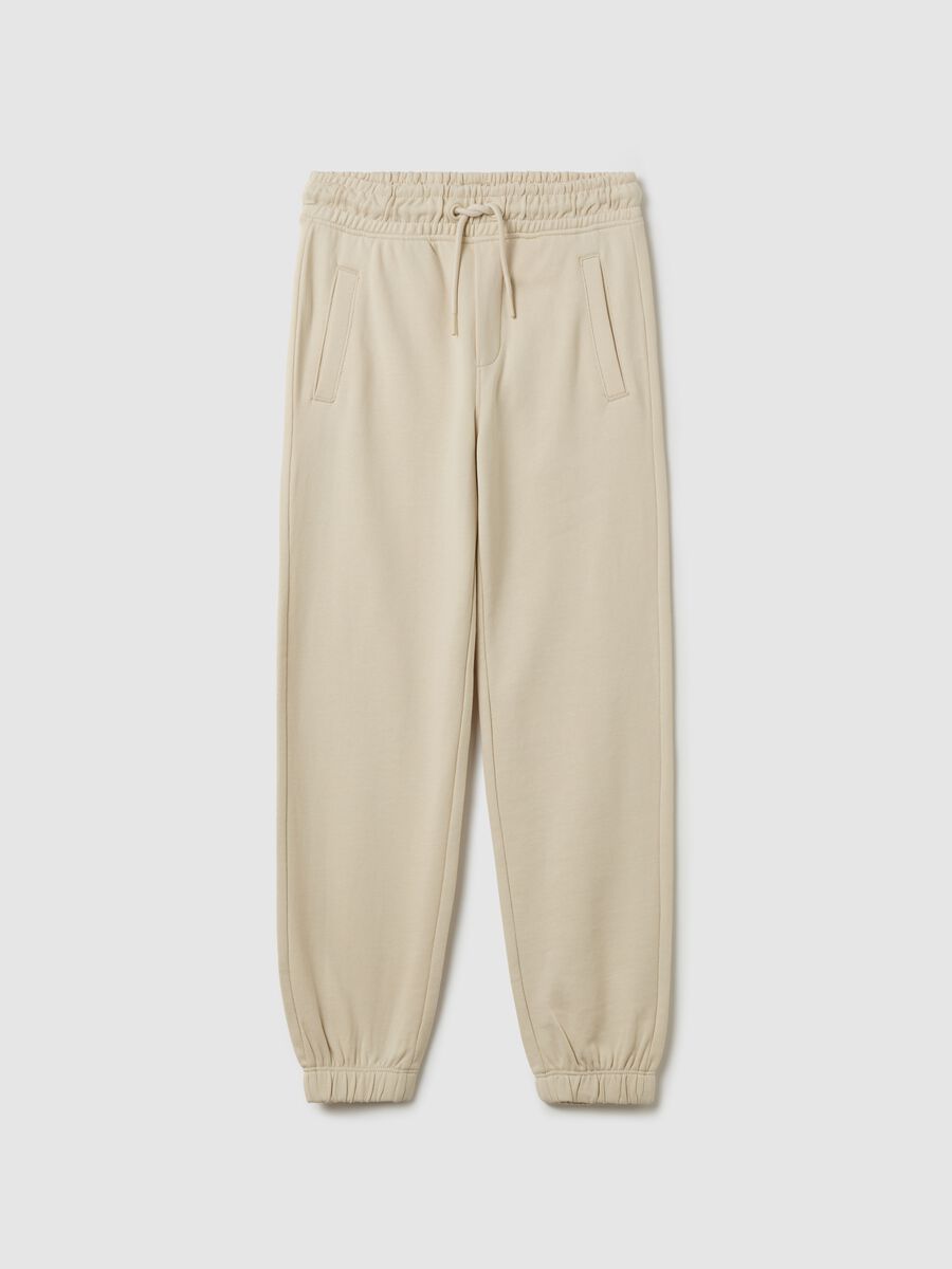 Essential joggers in fleece with drawstring_0