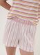 Pink striped organic cotton pyjama shorts_3