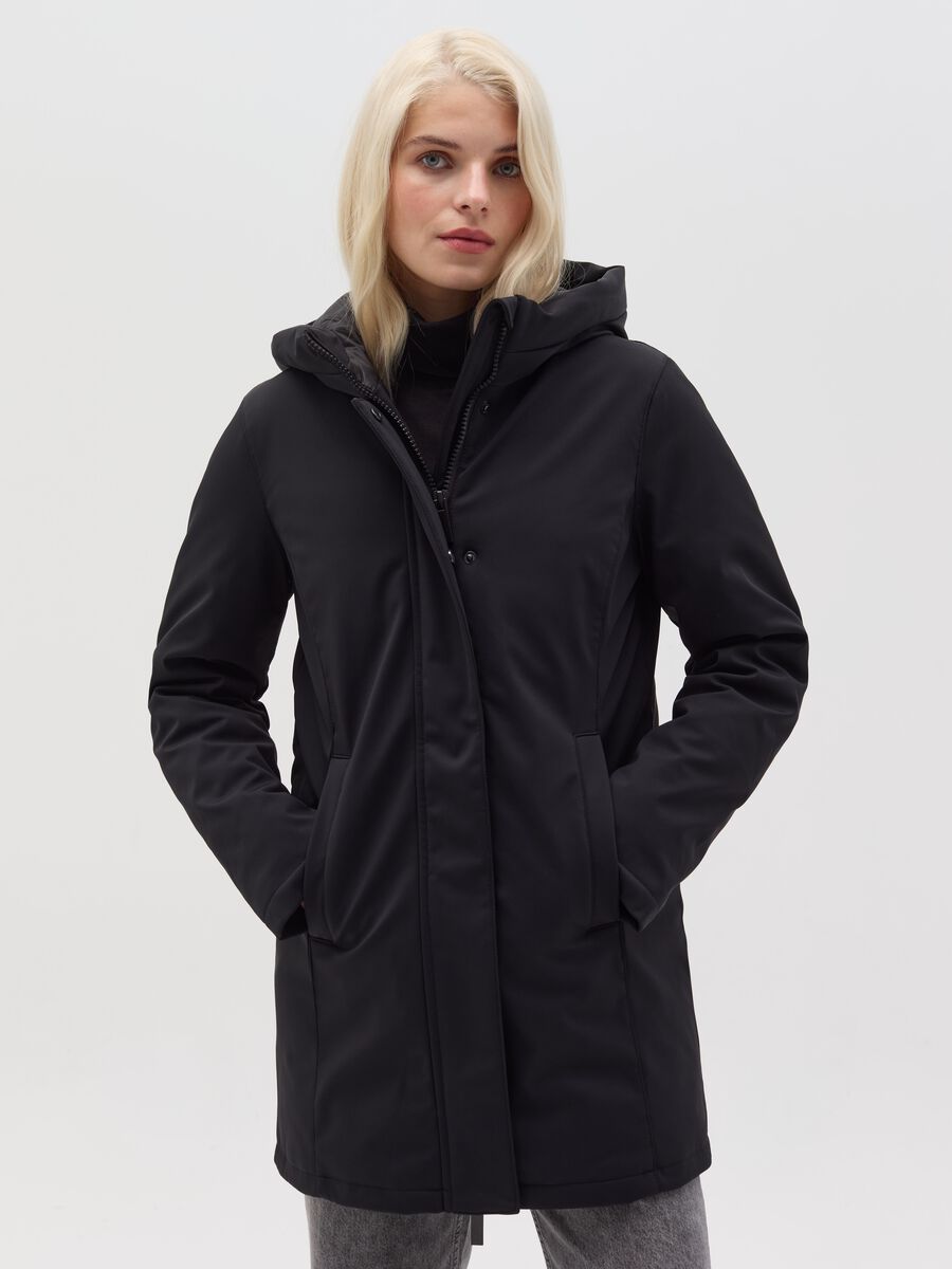 Parka lungo con imbottitura in REPREVE®_0