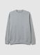 Grey regular fit pure cotton sweatshirt_4