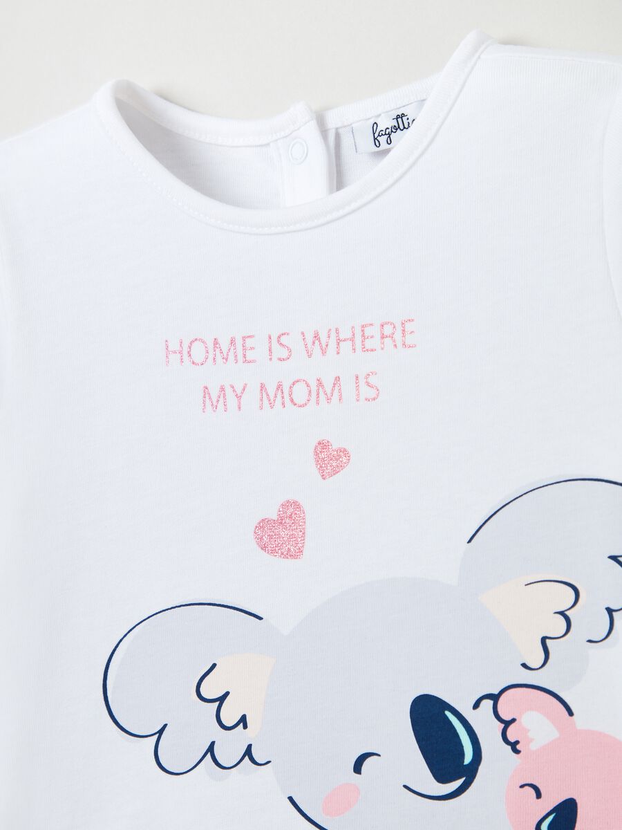 T-shirt with Mother's Day motif print_2