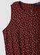 Red polka-dot pure viscose midi dress_5