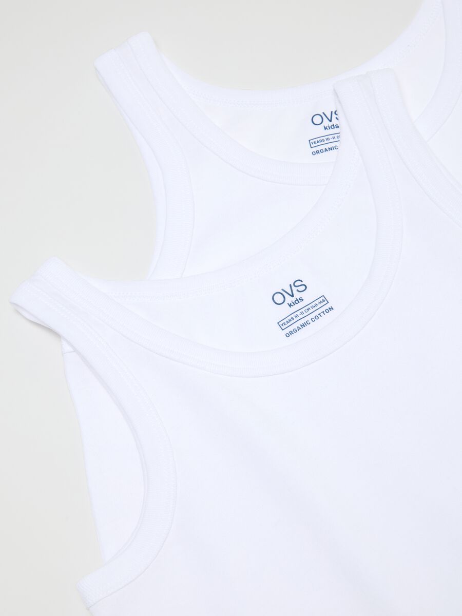 Bipack canottiere bianche da ragazzo in puro cotone regular fit_3