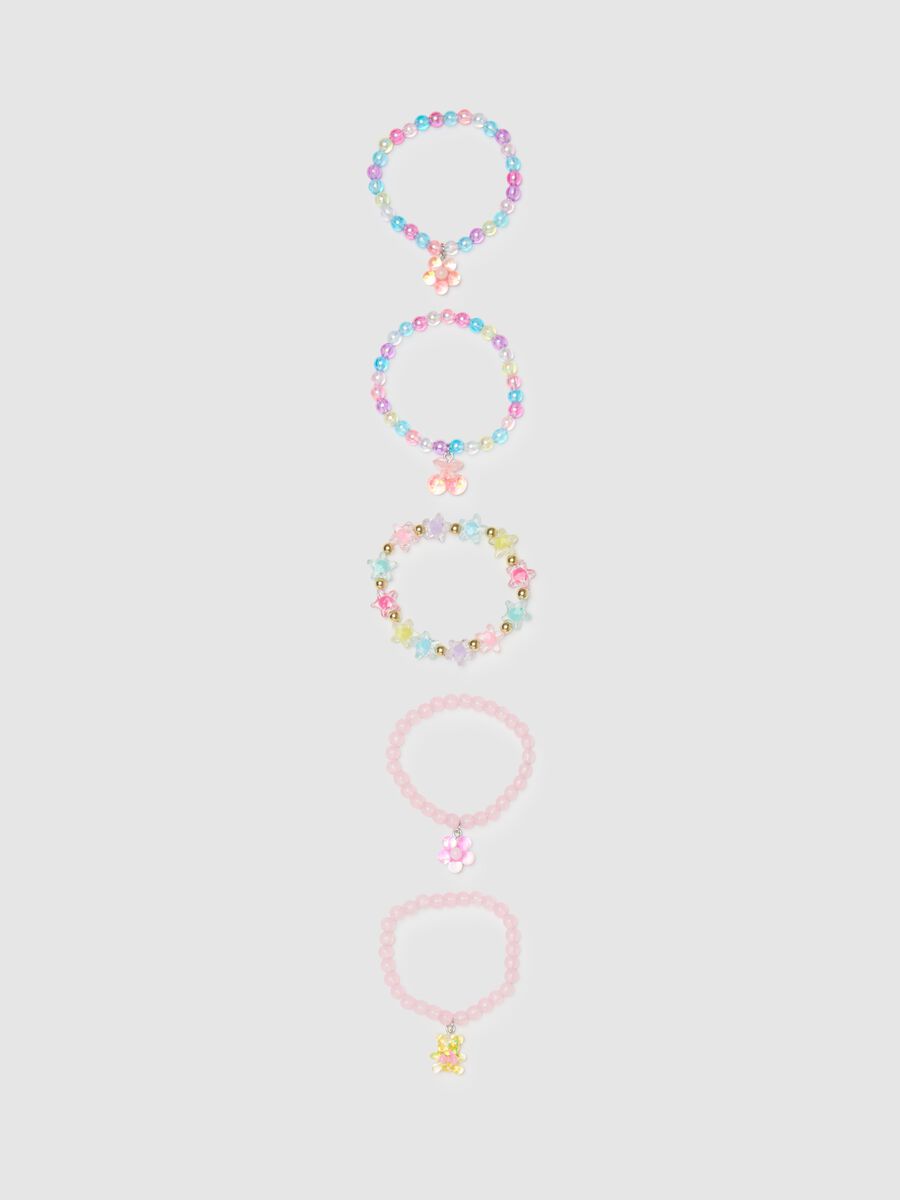 Set of Multicolour PVC Bracelets for Girls_0