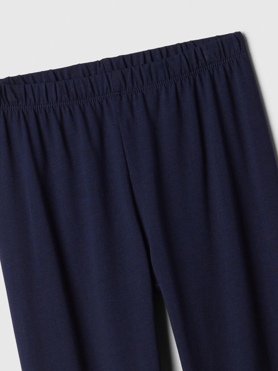Girls' Stretchy Blue Leggings_2